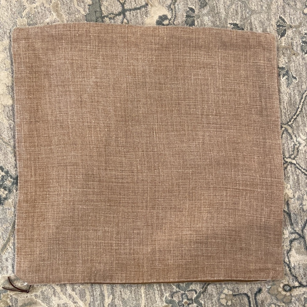 Pottery Barn Belgian Linen pillow cover pair